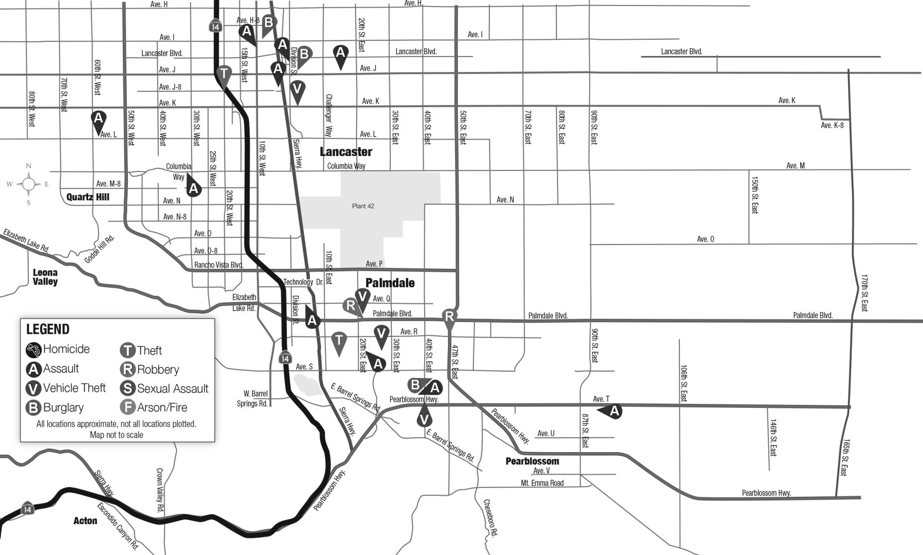 Antelope Valley crime blotter, December 24, 2019